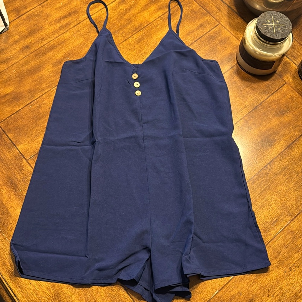 New Casual Style V-Neck Loose fit romper~ - Picture 7 of 8